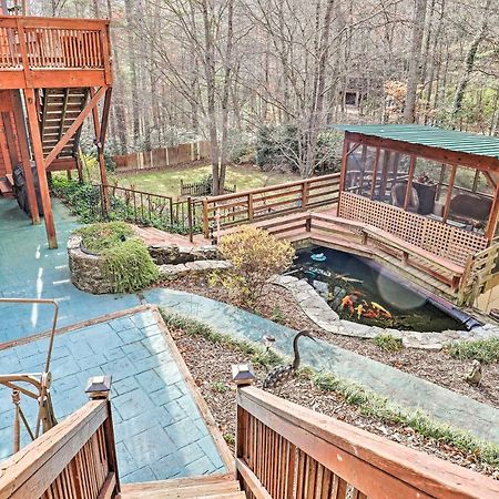 Asheville Mountain Getaway With Patio And Koi Pond! ภายนอก รูปภาพ