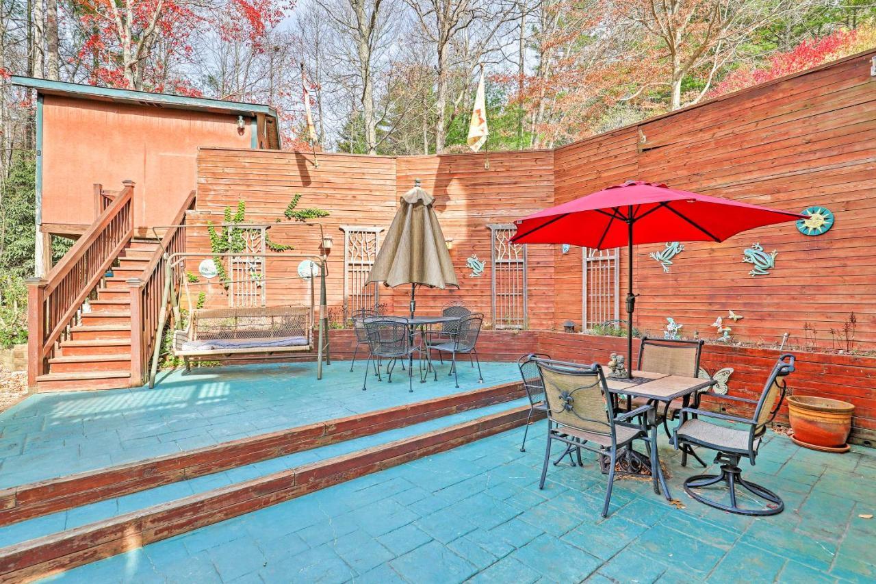 Asheville Mountain Getaway With Patio And Koi Pond! ภายนอก รูปภาพ